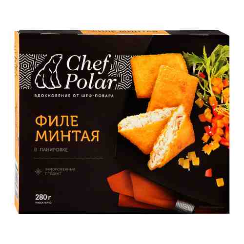 Филе минтая Chef Polar в панировке замороженные 280 г арт. 3440598