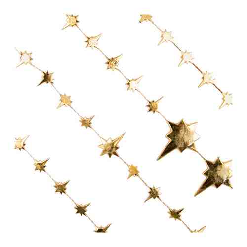 Гирлянда новогодняя Magic Time Звезды золотые 270 см арт. 3497557