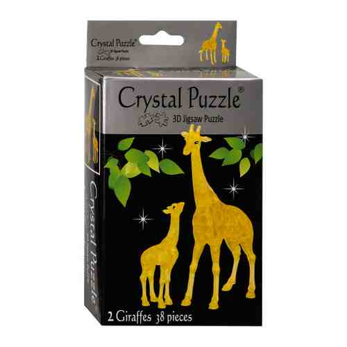 Головоломка Crystal Puzzle 3D Два жирафа арт. 3441544
