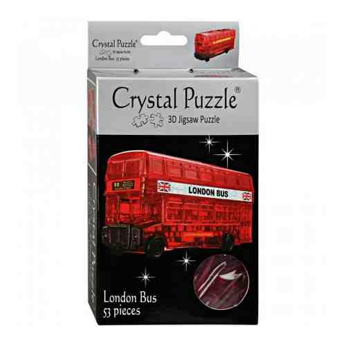 Головоломка Crystal Puzzle 3D Пазл Лондонский автобус арт. 3376267