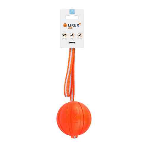 Игрушка Liker Лайн мячик для собак диаметр 9 см арт. 3442503