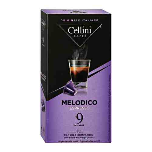 Кофе Cellini Melodico молотый для системы Nespresso 10 капсул по 5 г арт. 3447151