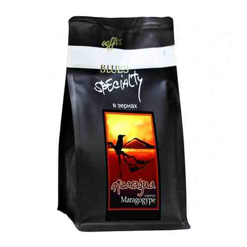 Кофе Coffee Blues Марагоджип Никарагуа в зернах 200 г арт. 3472505