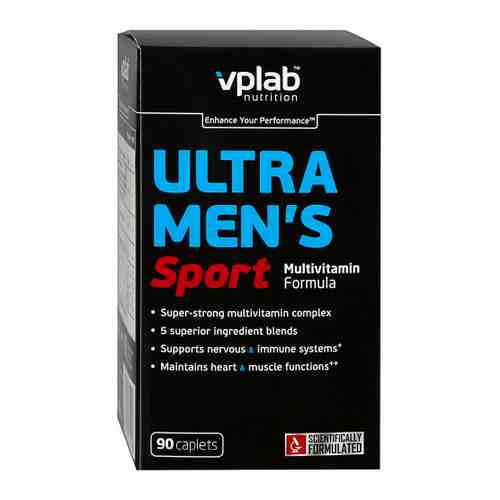 Комплекс витаминно-минеральный VpLab Ultra Men's Sport Multivitamin Formula для мужчин (90 каплет) арт. 3334991