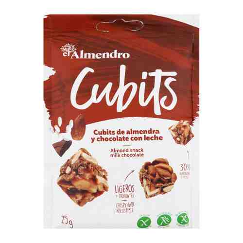 Миндаль и хрустящий рис El Almendro с молочным шоколадом кубики 25 г арт. 3393150