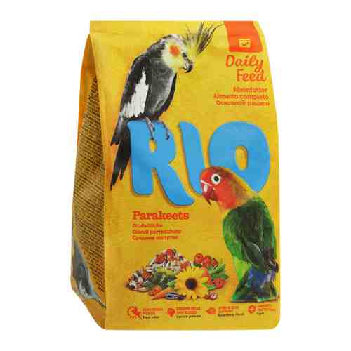 Корм Rio Основной рацион для средних попугаев 1 кг арт. 3296701