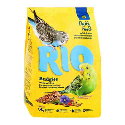 Корм Rio Основной рацион для волнистых попугайчиков 1 кг арт. 3296678