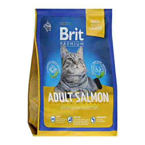 Корм сухой Brit Premium Cat Adult Salmon для взрослых кошек с лососем 2 кг арт. 3516733