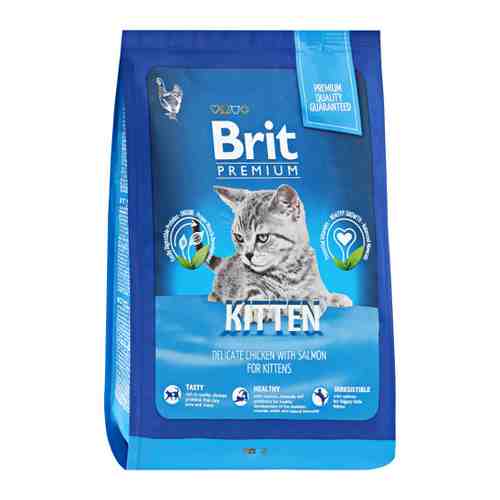 Корм сухой Brit Premium Cat Kitten для котят с курицей 400 г арт. 3516734