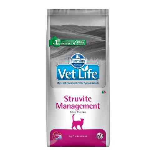 Корм сухой Farmina Vet Life Struvite Management при мочекаменной болезни для кошек 2 кг арт. 3420761