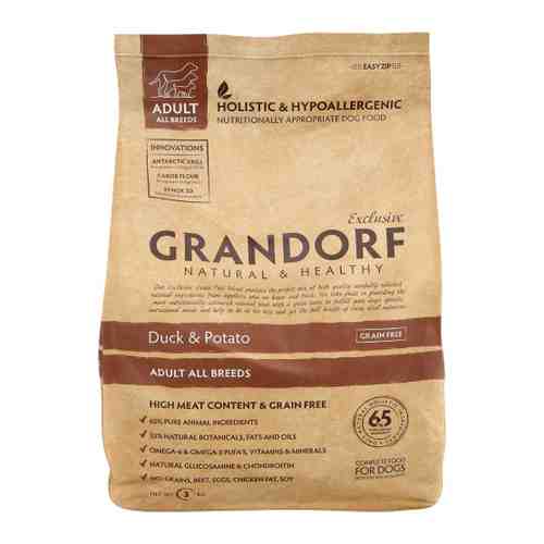 Корм сухой Grandorf с уткой и картофелем для взрослых собак всех пород 3 кг арт. 3394150
