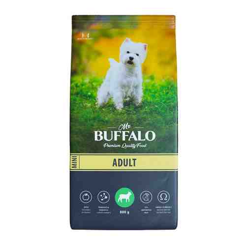 Корм сухой Mr.Buffalo Adult Mini ягненок для собак мелких пород 800 г арт. 3520088
