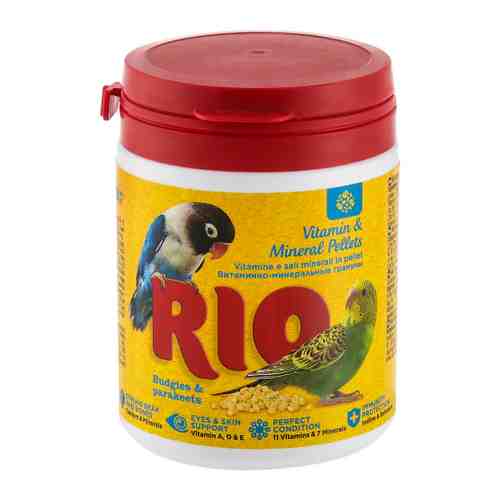 Лакомство Rio Витаминно-минеральные гранулы для волнистых и средних попугаев 120 г арт. 3496945