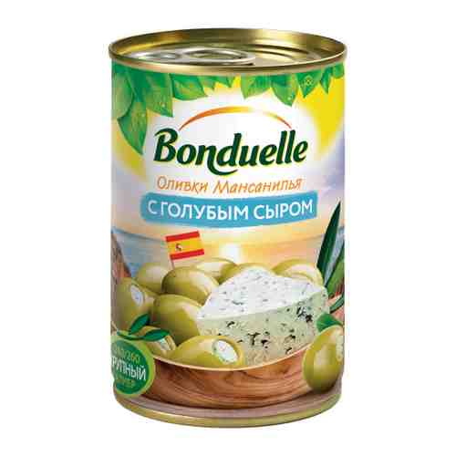 Оливки Bonduelle с голубым сыром 300 г арт. 3362047