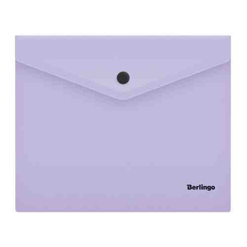 Папка-конверт на кнопке Berlingo Instinct А5+ лаванда арт. 3455410