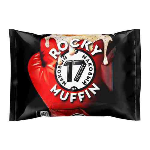 Маффин Mr.Djemius ZERO протеиновый Rocky Muffin Маковый без сахара 55 г арт. 3521085