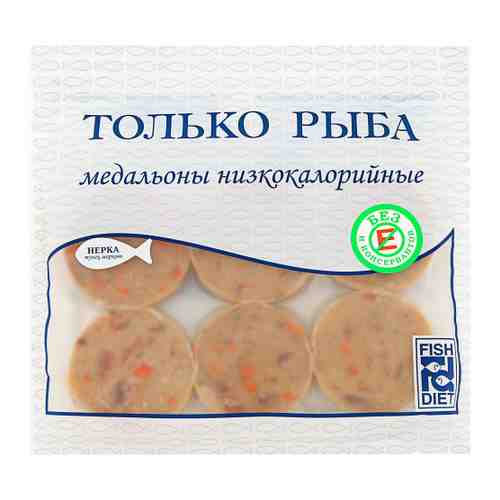 Медальоны Fish Diet из нерки тунца и моркови мороженные 300 г арт. 3394762