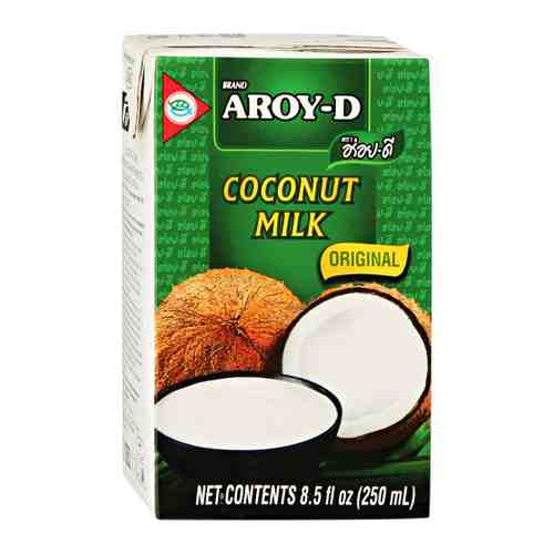 Молоко Aroy-D Кокосовое 17-19% 250 мл арт. 3268620