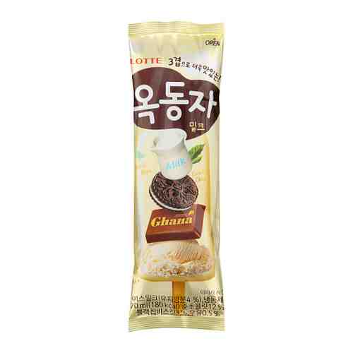 Мороженое Lotte Эскимо Ракушка шоколадная 75 г арт. 3419703