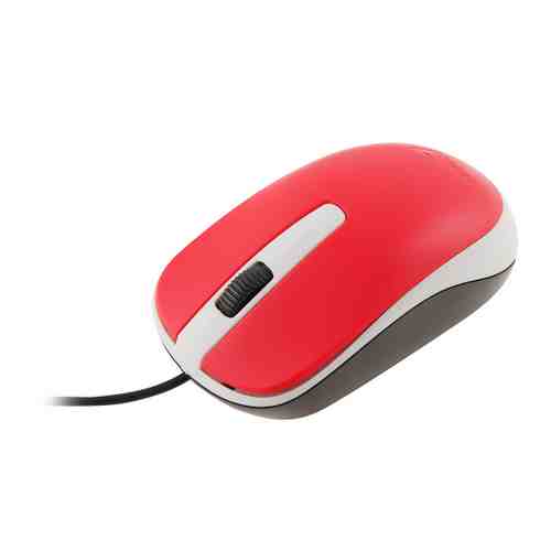 Мышь компьютерная Genius DX-120 USB G5 optical подходит под обе руки красная арт. 3448214