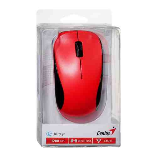 Мышь компьютерная Genius NX-7000 G5 Hanger беспроводная красная арт. 3448223