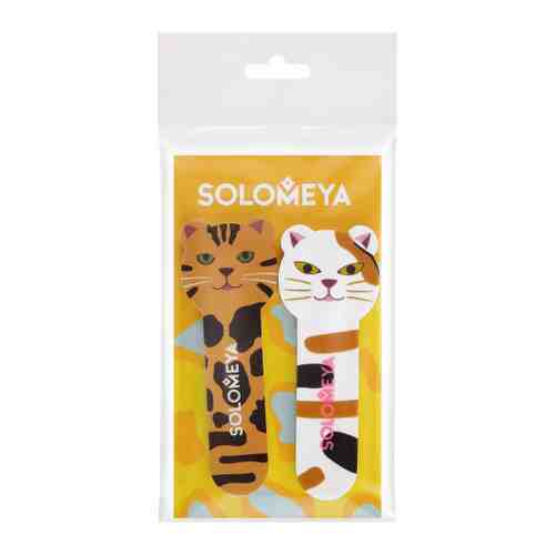 Набор для натуральных и искусственных ногтей Solomeya пилка Тигренок 180х220 мм Полировщик Китти 400х300 мм арт. 3489233