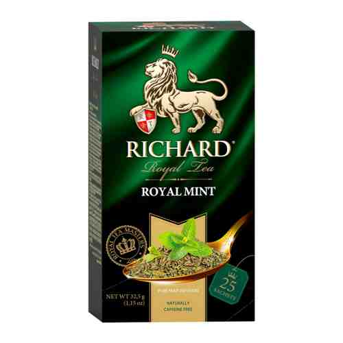 Напиток Richard Royal Mint чайный из листьев мяты 25 пакетиков по 1.3 г арт. 3506368