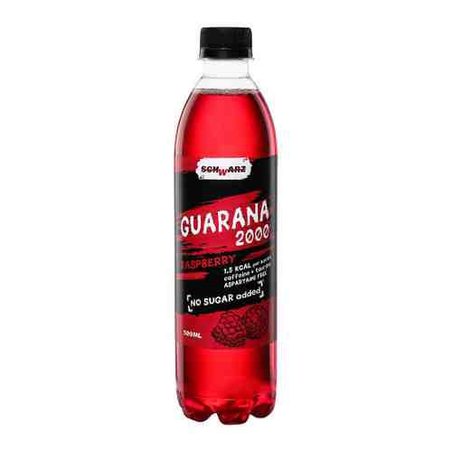 Напиток Schwarz Guarana 2000 слабогазированный малина 0.5 л арт. 3519528