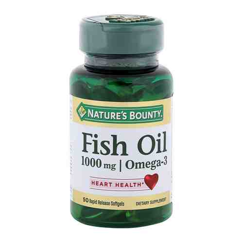 Nature Bounty Рыбий жир Омега-3 капсулы 1000 мг (50 капсул) арт. 3352801