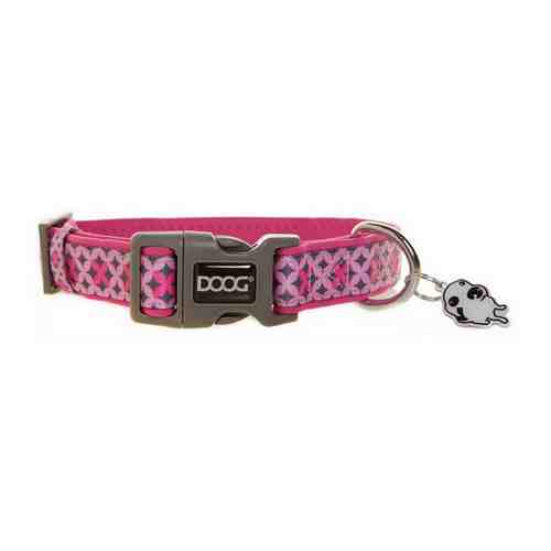 Ошейник Doog Toto розовый с узором для собак XS 16-25 см арт. 3422323