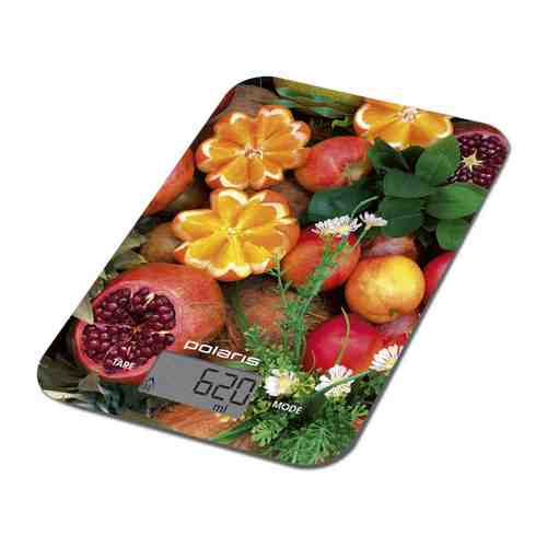 Весы кухонные Polaris PKS 1057DG Fruits электронные фрукты арт. 3507784