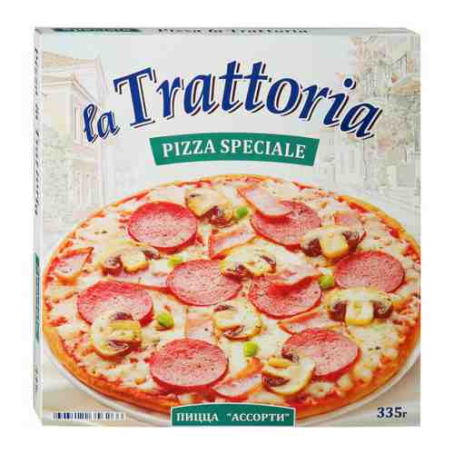 Пицца Морозко La Trattoria ассорти замороженная 335 г арт. 3372728