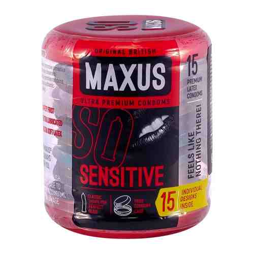 Презервативы Maxus Sensitive №15 ультратонкие с кейсом 15 штук арт. 3471938