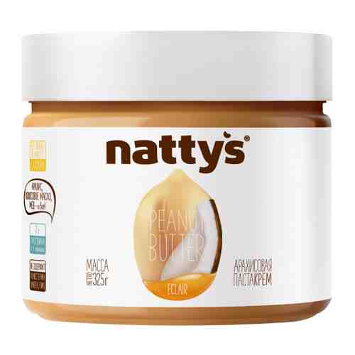 Паста Nattys Eclair арахисовая с кокосовым маслом и медом 325 г арт. 3421063