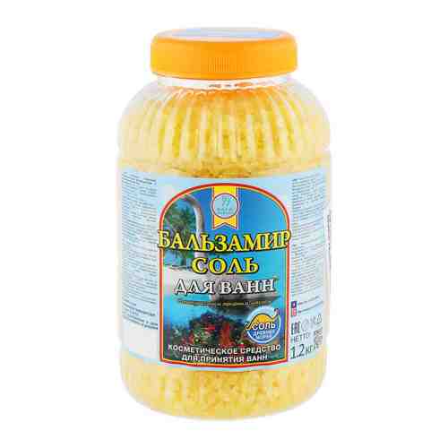 Соль для ванн Бальзамир Лимон 1.2 кг арт. 3350766