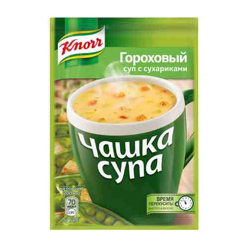 Суп Knorr горох с сухариками Чашка супа 21 г арт. 3055328