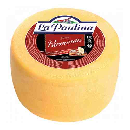 Сыр твердый La Paulina Пармезан 45% 6.0-8.1 кг арт. 3363985