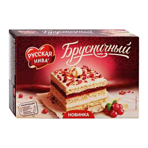Торт Русская нива Брусничный 300 г арт. 3484485