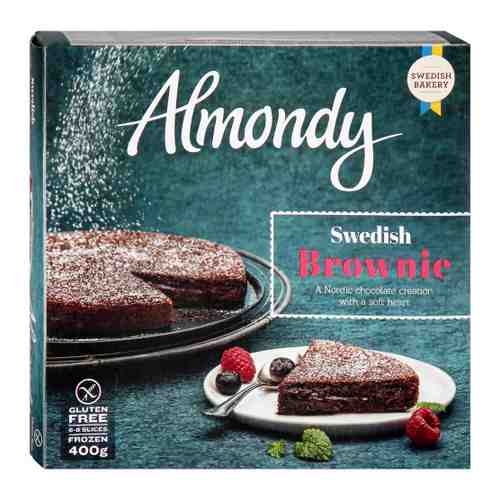 Торт Шведский Брауни замороженный Almondy 400 г арт. 3375174