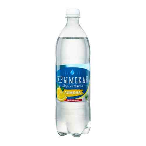 Вода питьевая столовая Крым Лимон газированная 1 л арт. 3503592