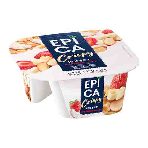 Йогурт Epica Crispy клубника кокос 7.3% 138 г арт. 3415831
