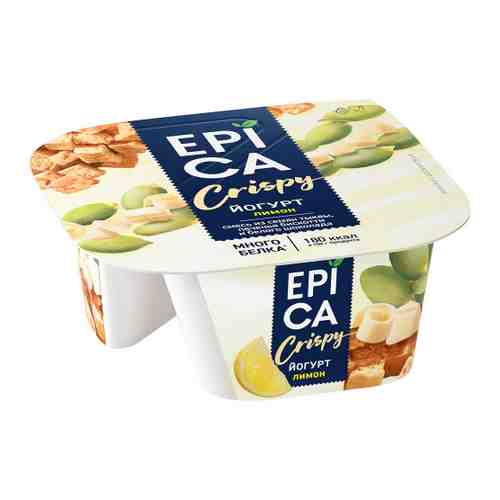 Йогурт Epica Crispy лимон 4.8% 140 г арт. 3351636